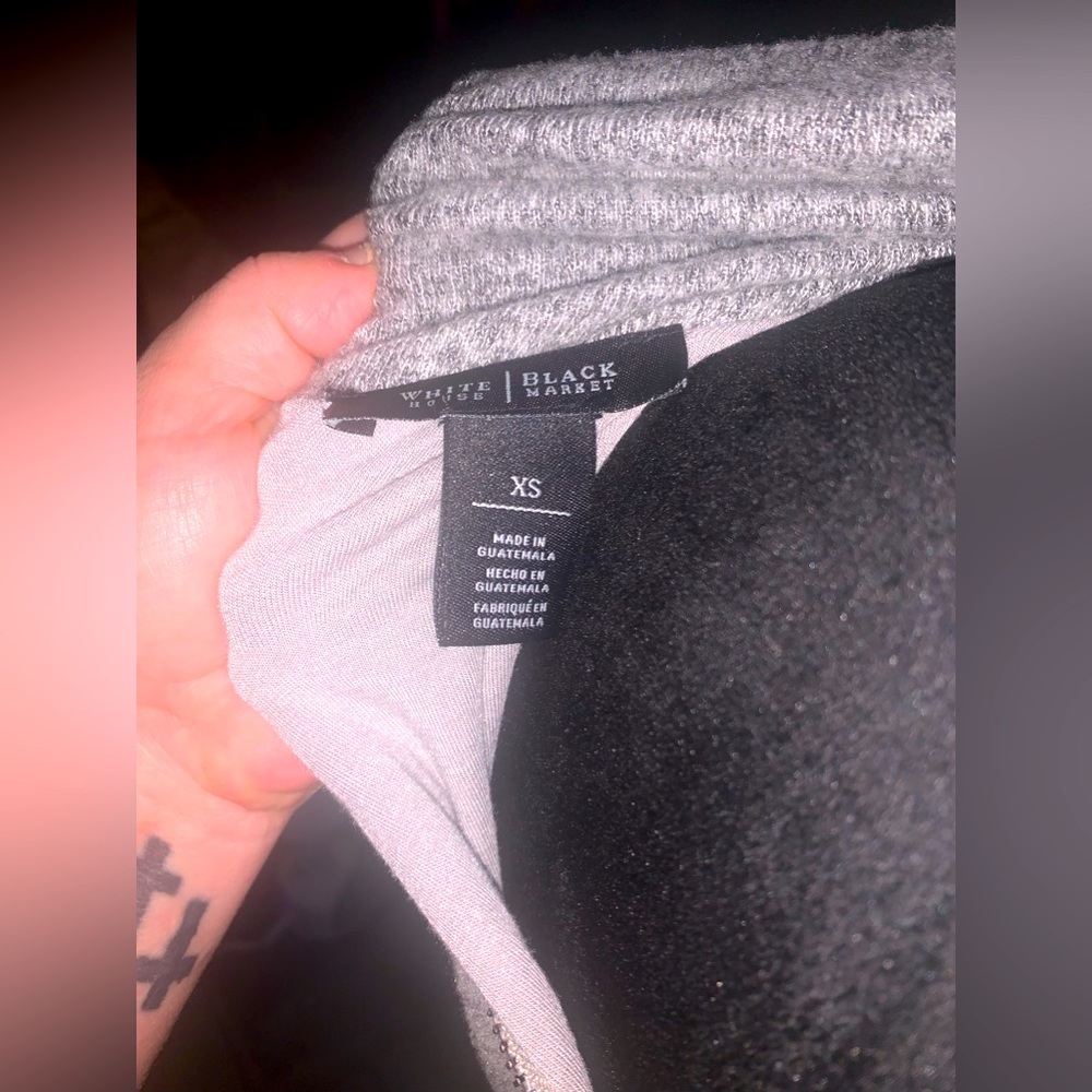 WHBM- Gray Bodycon Dress or Strapless Top-NWOT. - Picture 5 of 5
